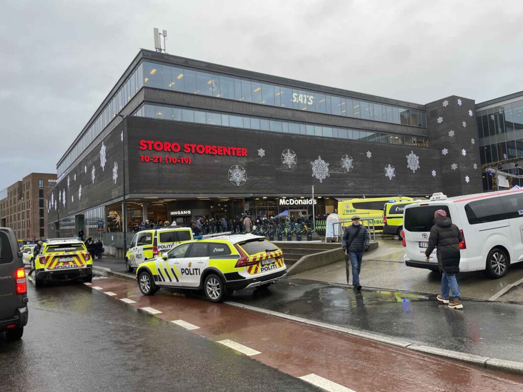 Ingen sårede på Storo-senteret, skytteren er tatt