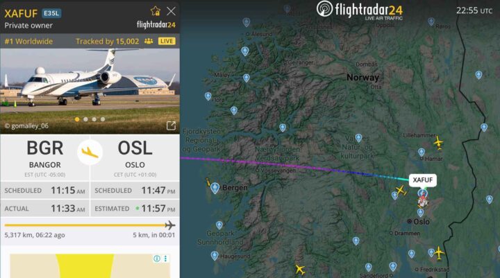 Har landet i Oslo: Fredsprisvinneren forlot Venezuela sjøveien