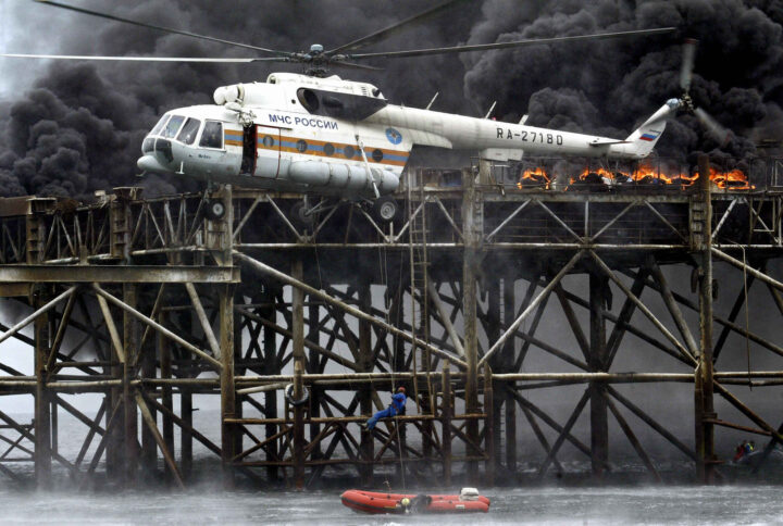 Ukraina går etter russiske oljeinstallasjoner til havs