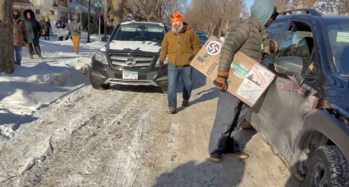 Dødstrusler fra den organiserte mobben som hindrer ICE i Minneapolis