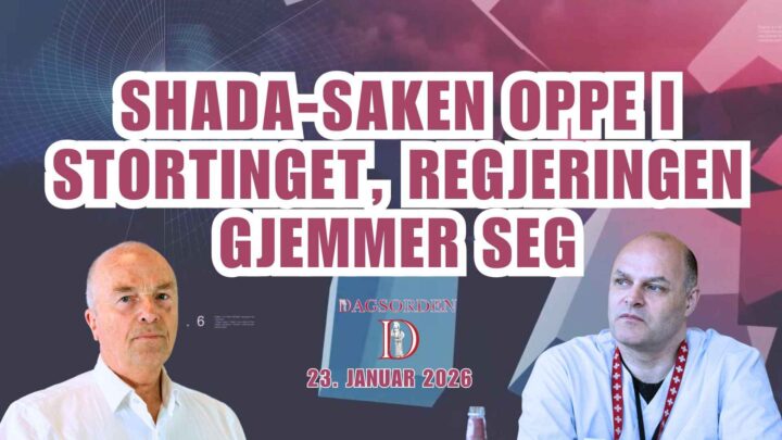 Doc-TV: Shada-saken oppe i Stortinget, regjeringen gjemmer seg