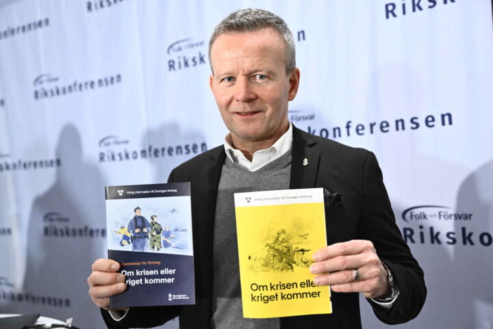 130.000 arbeidsplasser i Sverige skal nå forberede seg på krig
