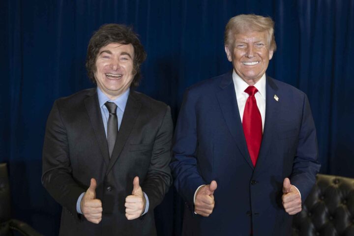 Mens Syd-Amerikas venstre&shy;side raser jubler høyre&shy;siden over Maduros fall&nbsp;(+)