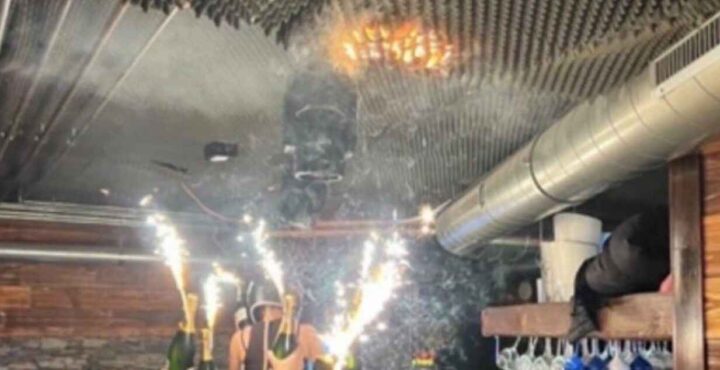 Stjerneskudd i champagneflasker startet den fatale brannen i Sveits