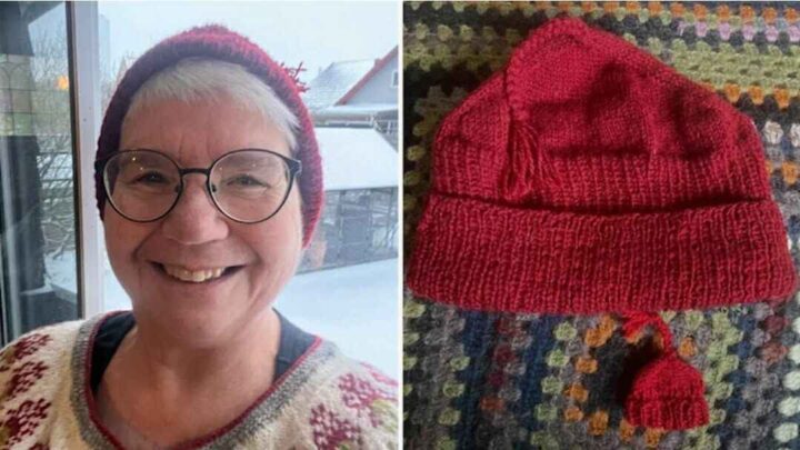 Svenske Eva protesterer mot ICE, strikker røde luer: «Man blir forbanna»&nbsp;(+)