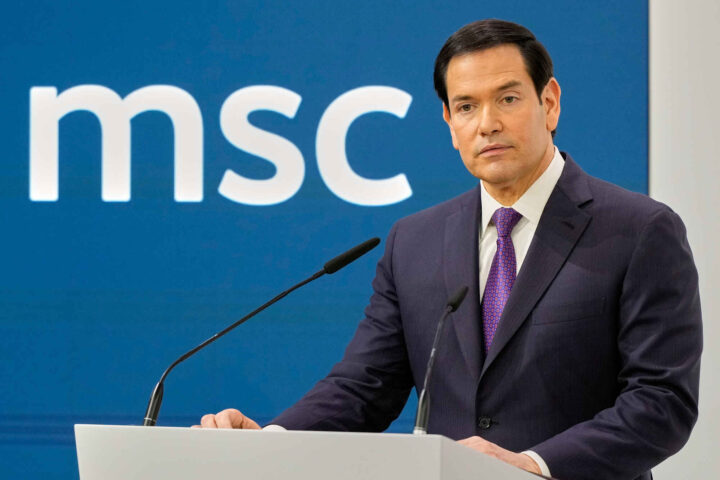 Rubio med utstrakt hånd til Europa