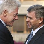 Kjell Magne Bondevik: «Kjære Jeffrey». Jeffrey Epstein: «Alltid godt å se deg»