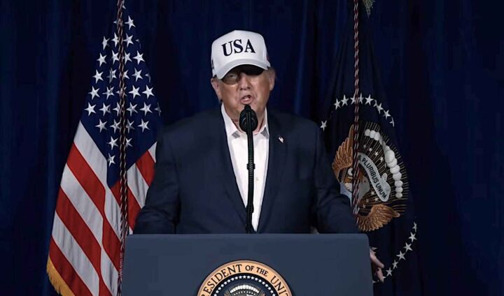 Tale om USAs angrep på Iran