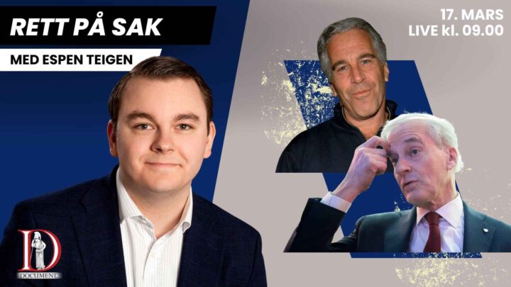 Støre er desperat – Epstein og innvandring