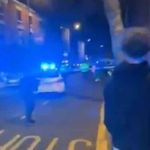 Massepåkjørsel utenfor nattklubb i Derby i England