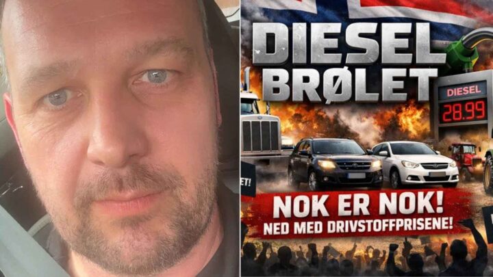 Lastebilsjåfører i diesel-opprør: Aksjonerer i påskeutfarten