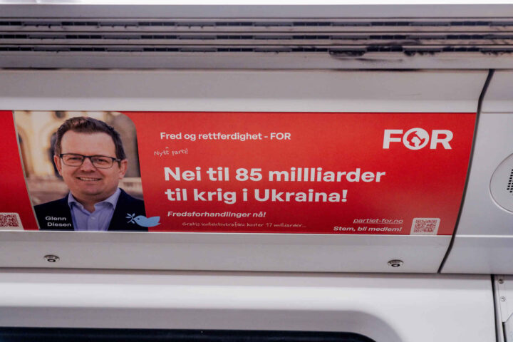Å rive ned plakater er i kjernen av ytringsfriheten til FORs motstandere&nbsp;<span>(+)</span>