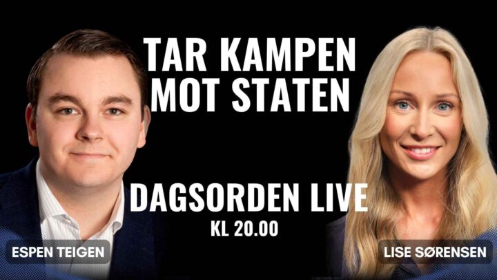 Jan-Einar tar kampen mot staten - for selvforsvar