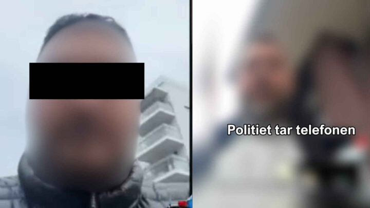 Se video: Her blir innvandrer-mann i 30-årene pågrepet for drap LIVE på TikTok