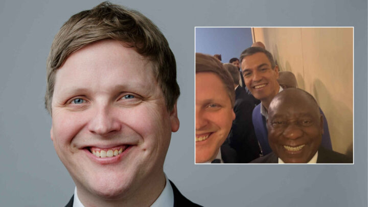 Ap-ministeren tok selfie med Sánchez – nekter å svare om masse-amnestiet&nbsp;<span>(+)</span>