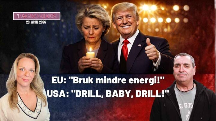 EU: «Bruk mindre energi!» USA: «DRILL, BABY, DRILL!»