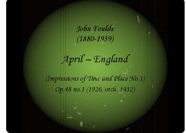 Interlude: Foulds - April