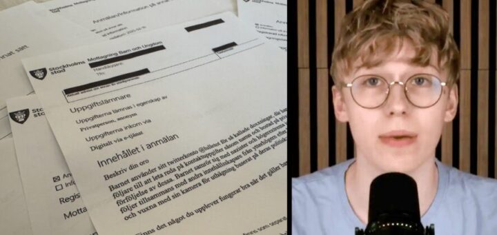 Ung svensk borger&shy;journalist trakas&shy;seres av venstre&shy;ekstreme&nbsp;<span>(+)</span>