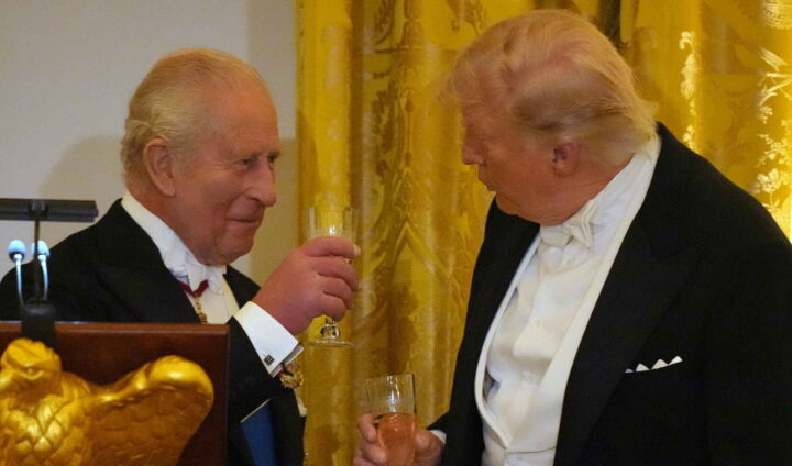 Trump og kong Charles vitset under gallamiddag&nbsp;<span>(+)</span>