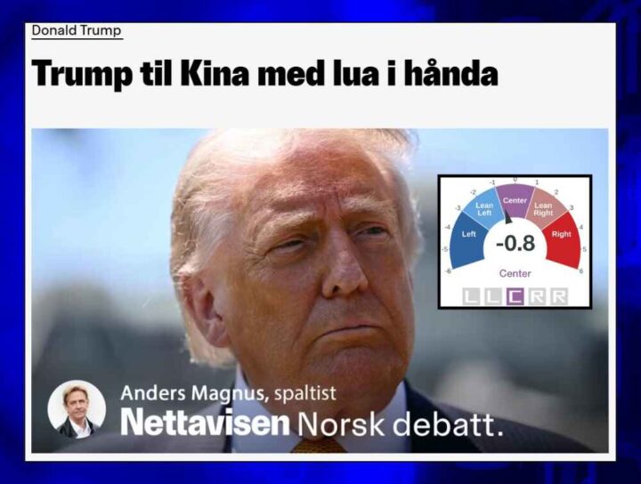 En kommentar så kraftig venstrevridd at den nesten sprenger AllSides-måleren&nbsp;<span class=