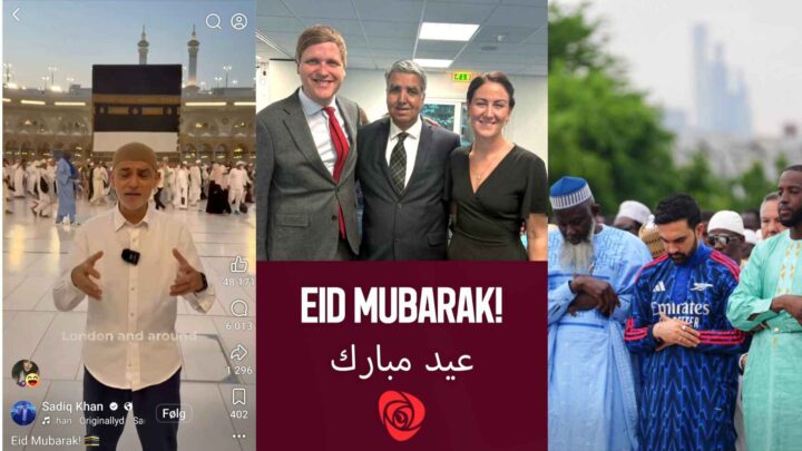 Mamdani, Sadiq Khan og Ap feirer eid&nbsp;<span>(+)</span>