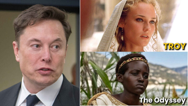 Elon Musk raser etter at Helena av Troja blir svart i ny storfilm: – Historieløst og feigt&nbsp;<span>(+)</span>