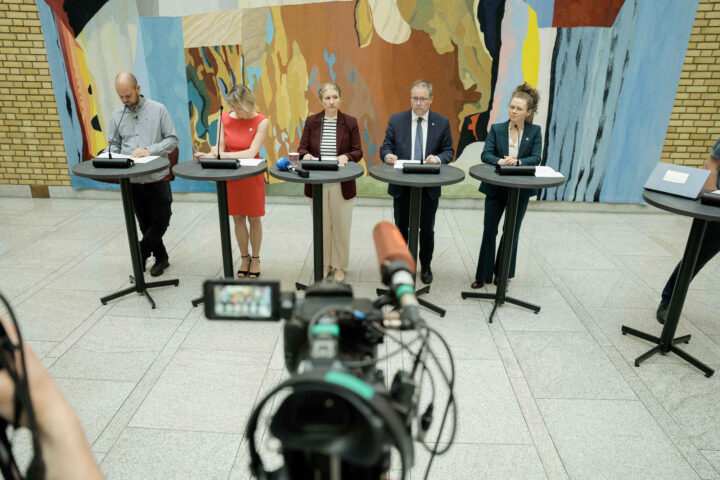 Forhandlingene om revidert statsbudsjett er i mål&nbsp;<span>(+)</span>