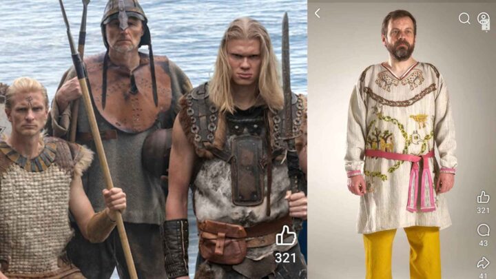 Ekte vikinger pyntet seg i gult og rosa, mener Nasjonal­biblioteket&nbsp;<span>(+)</span>