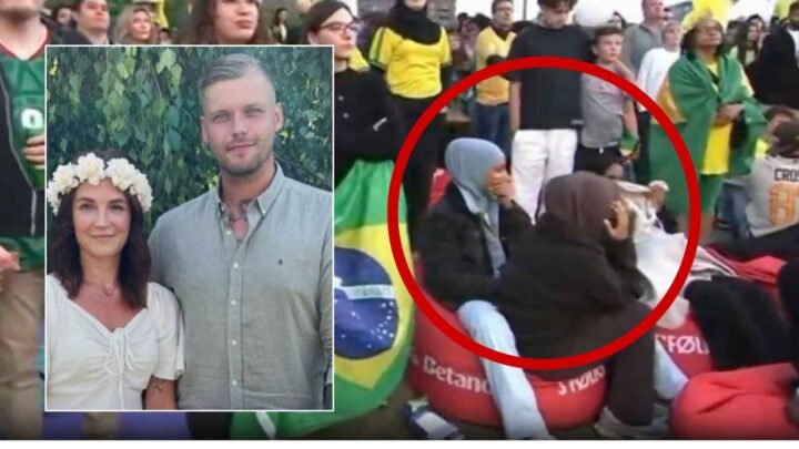 Se video: Hijab-jenter flirte under minnestund for Christian Zedig
