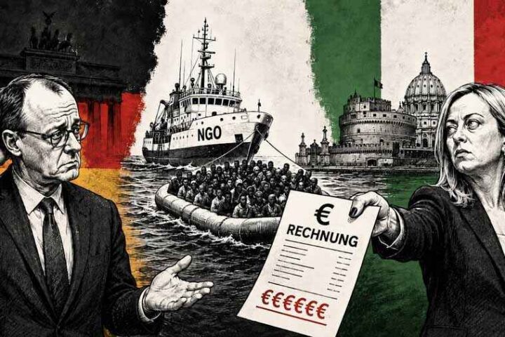 Italia og Tyskland i migrasjons&shy;krangel: Tyske NGO-er har bragt titusen&shy;vis av migranter til Italia&nbsp;<span>(+)</span>