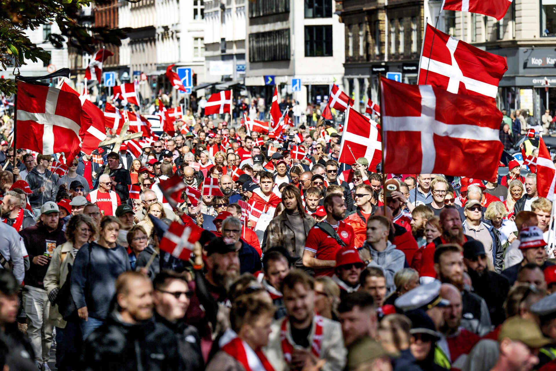 «Det Danske Folk» demonstrerte i København